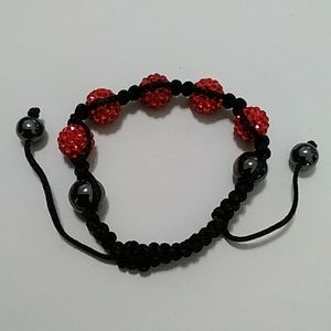 3/$50💎 Austrian Chrystal and Hematite Shamballa Bracelet